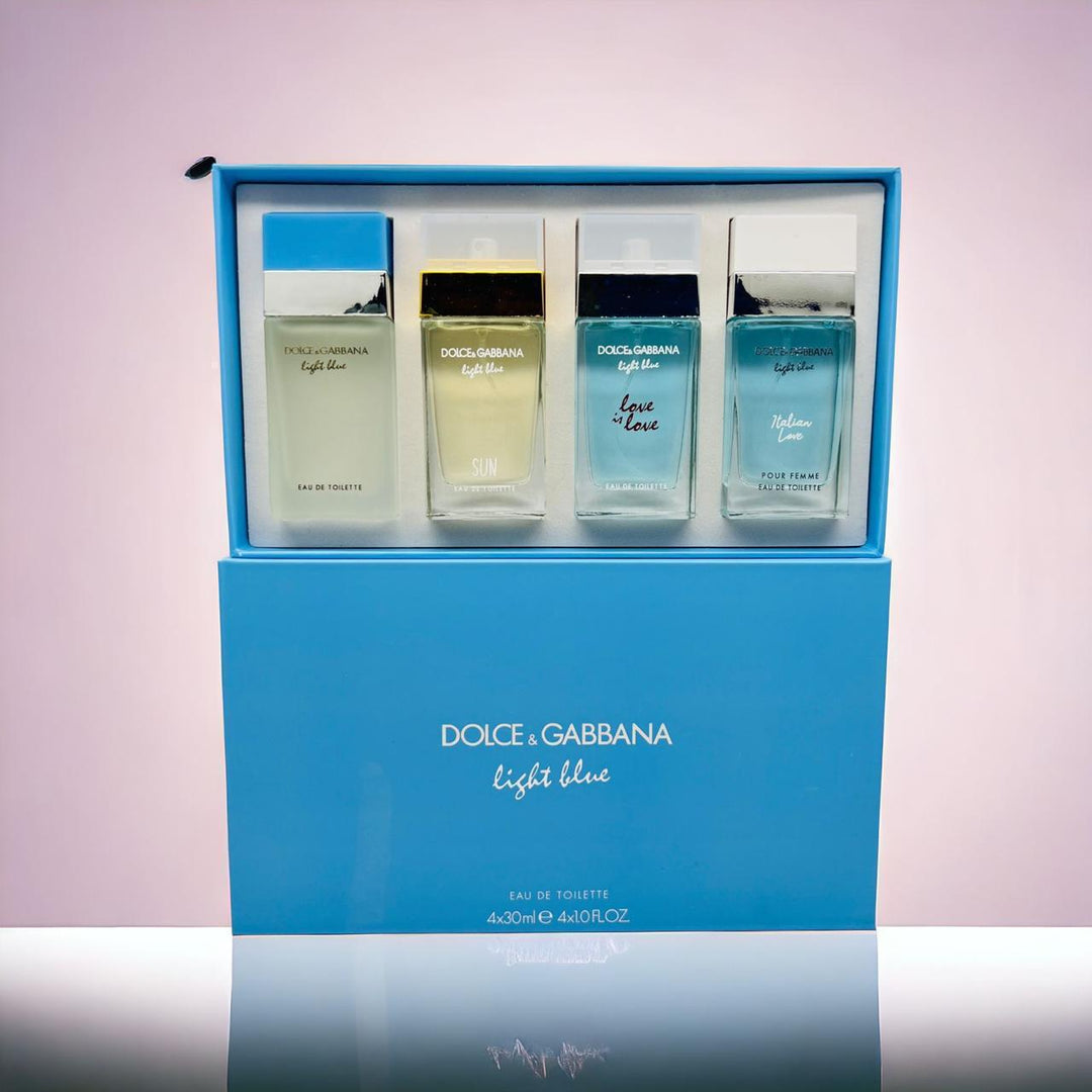 dolce & gabbaana kit light blue dolce & gabbaana original set Combo ( 4x30ML)