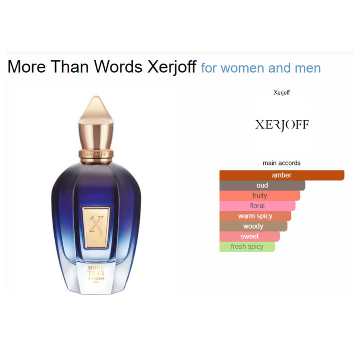 More Than Words By Xerjoff EDP Perfume (100ML)